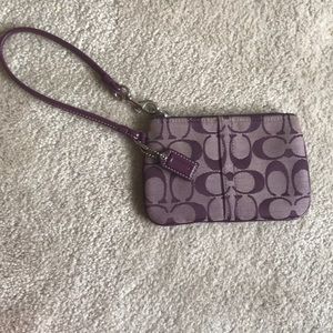 Coach wristlet